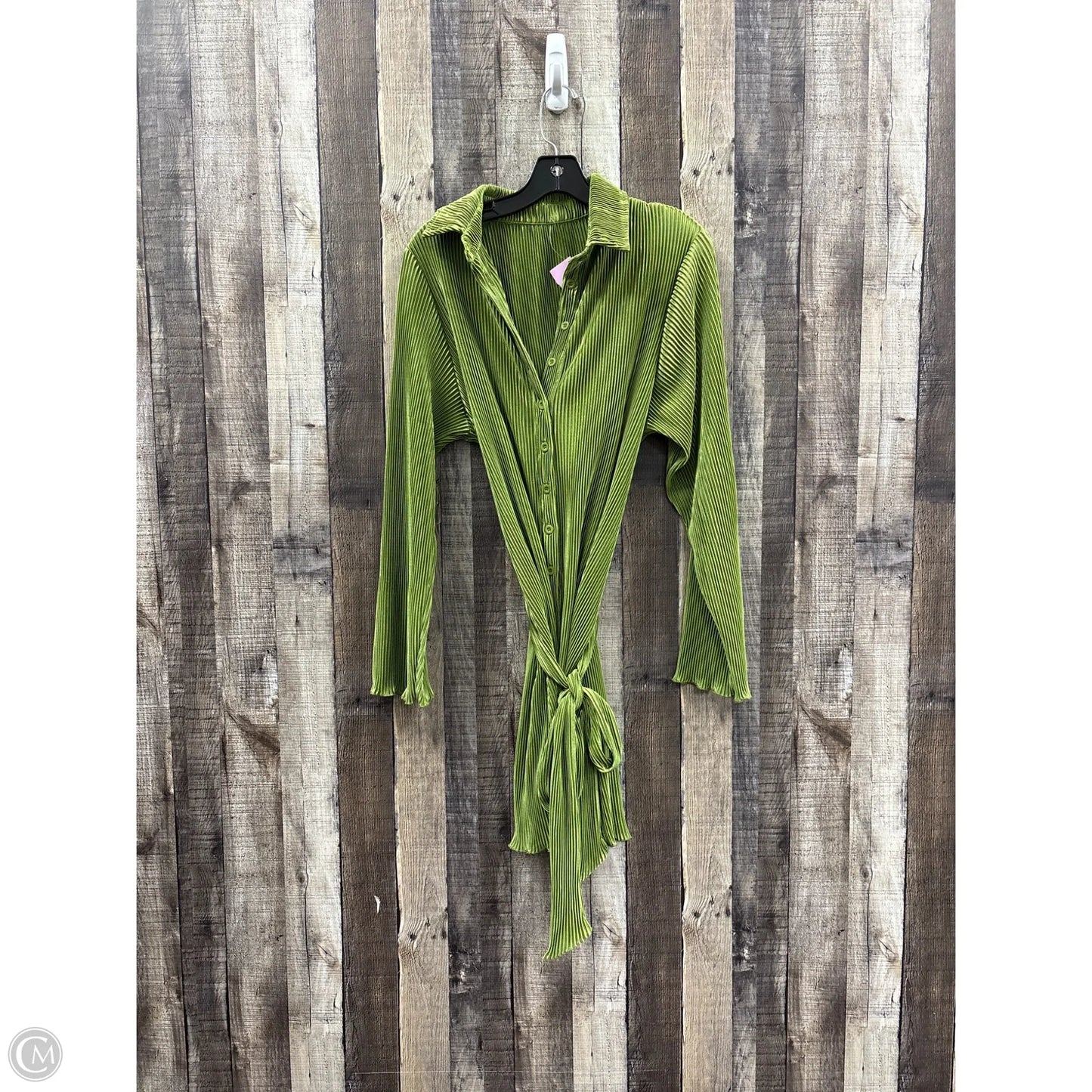 Dress Casual Midi By Cme In Green, Size: M