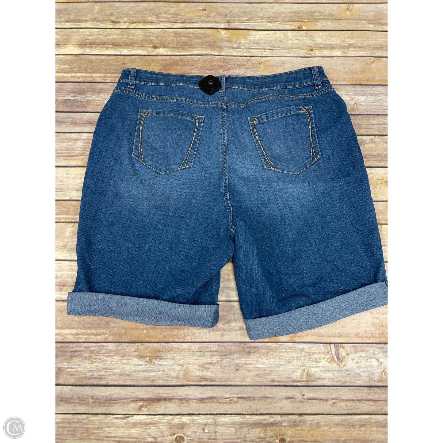 Shorts By Croft And Barrow In Blue Denim, Size: 18