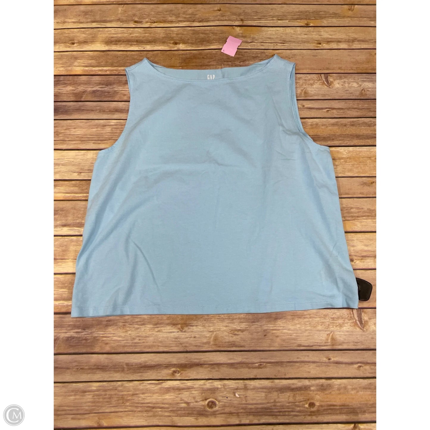 Top Sleeveless By Gap In Blue, Size: Xxl