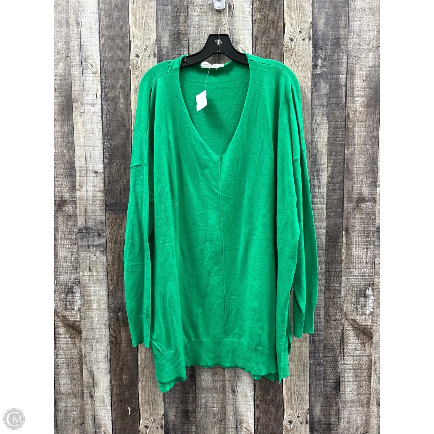 Sweater By Chicsoul In Green, Size: 3x