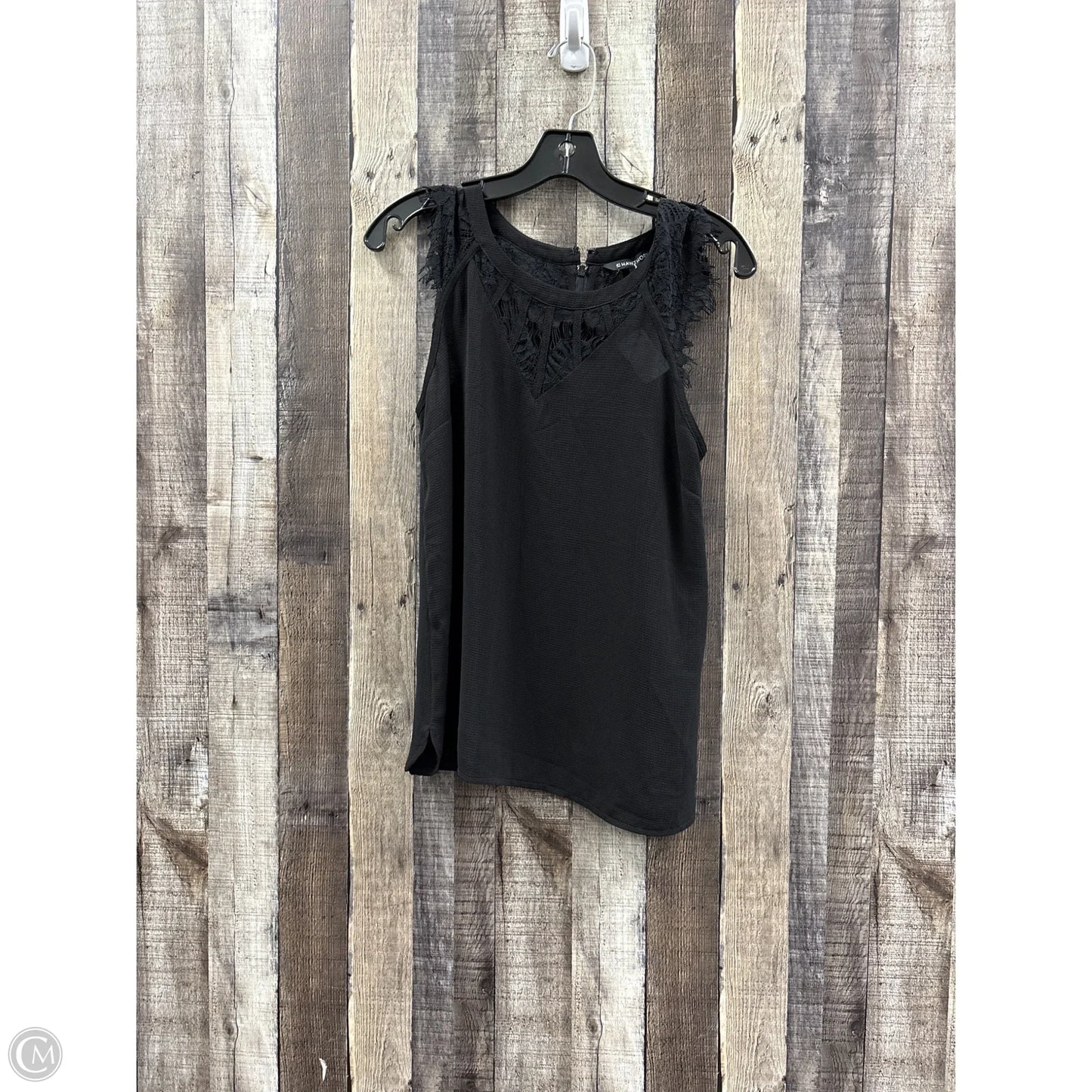 Top Sleeveless By Hawthorn In Black, Size: S