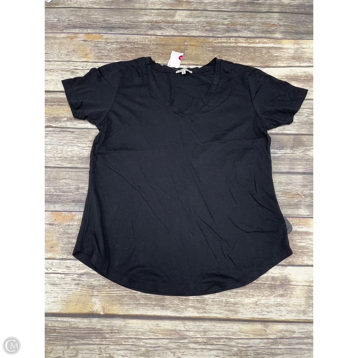 Top Short Sleeve Basic By Z Supply In Black, Size: M