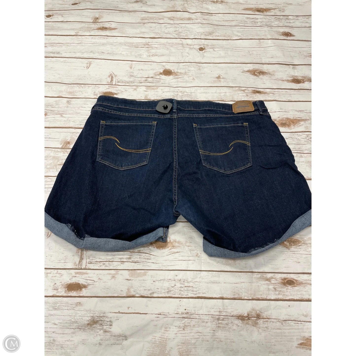 Shorts By Levis In Blue Denim, Size: 20