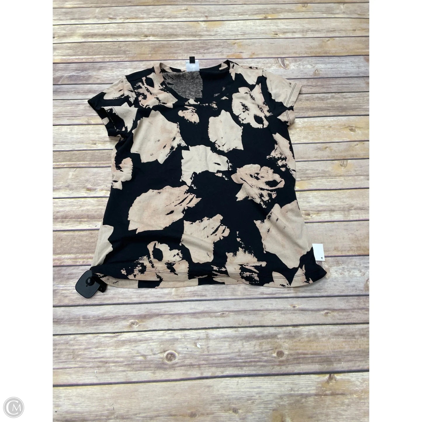Top Short Sleeve By Cabi In Tie Dye Print, Size: S