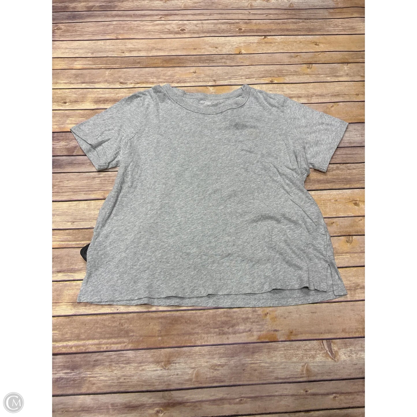 Top Short Sleeve Basic By Offline In Grey, Size: S