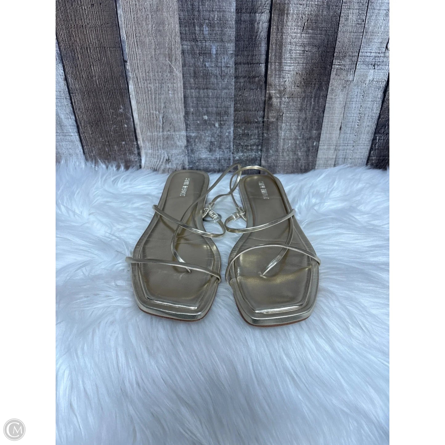 Sandals Flats By Steve Madden In Gold, Size: 9