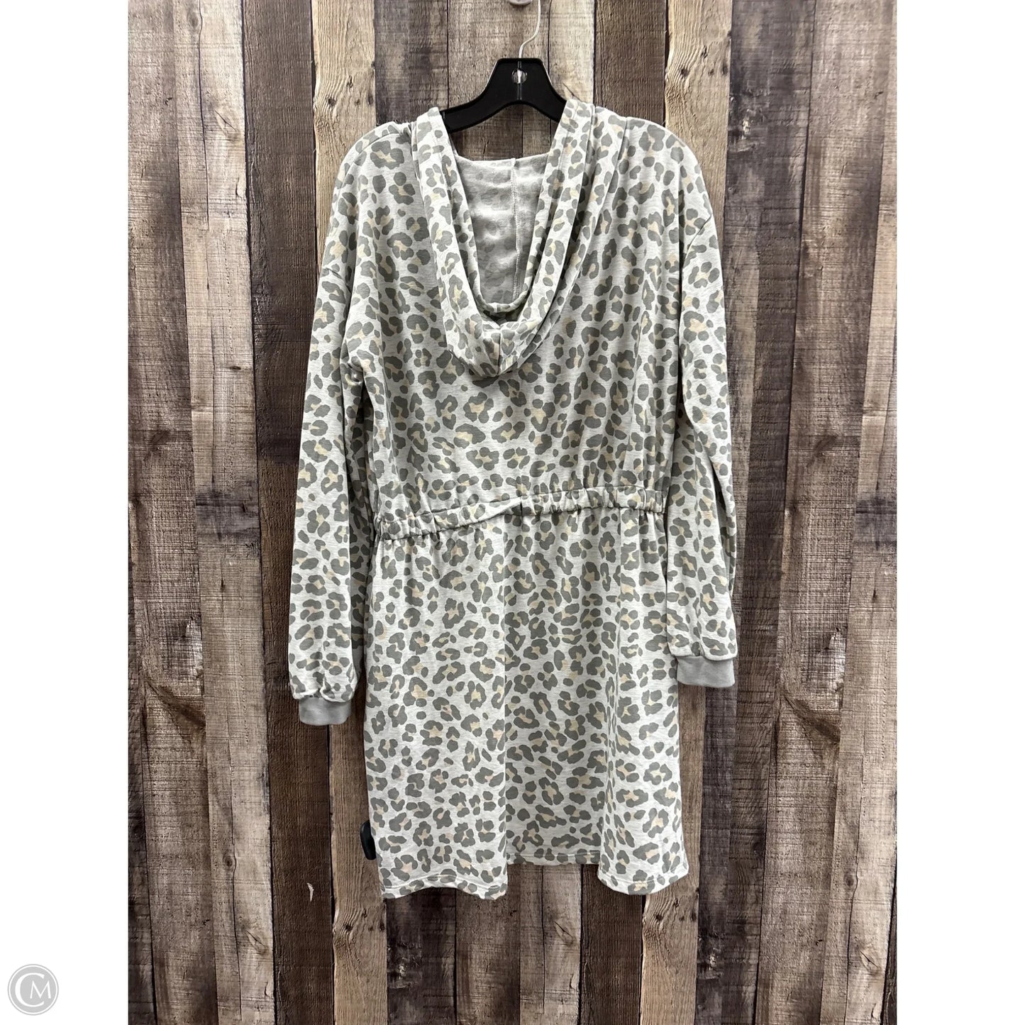 Dress Casual Midi By Hem & Thread In Animal Print, Size: L