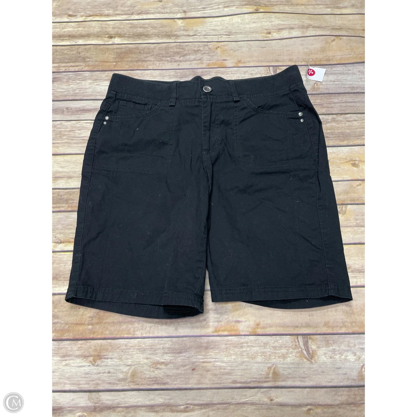 Shorts By Gloria Vanderbilt In Black, Size: 8