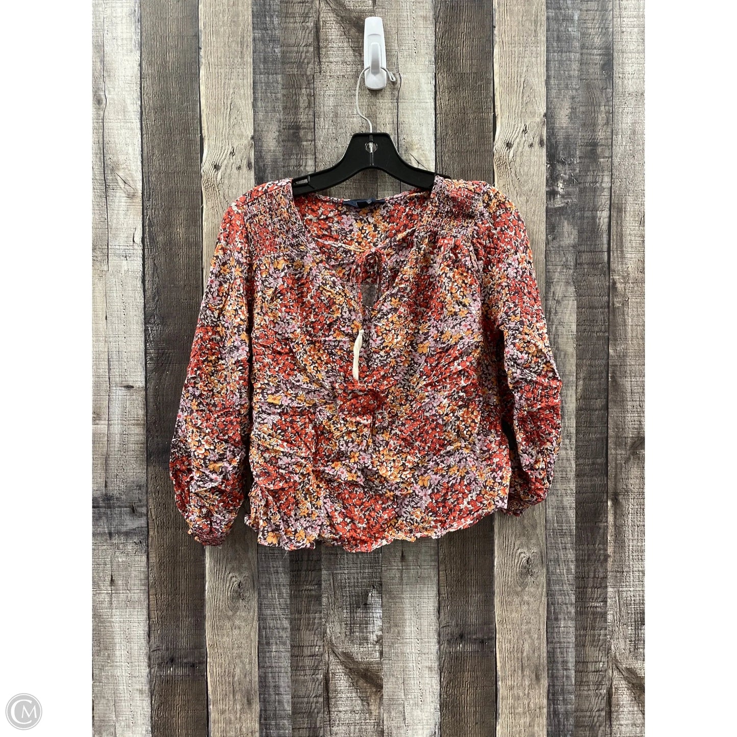 Top Long Sleeve By Rachel Roy In Floral Print, Size: Xs