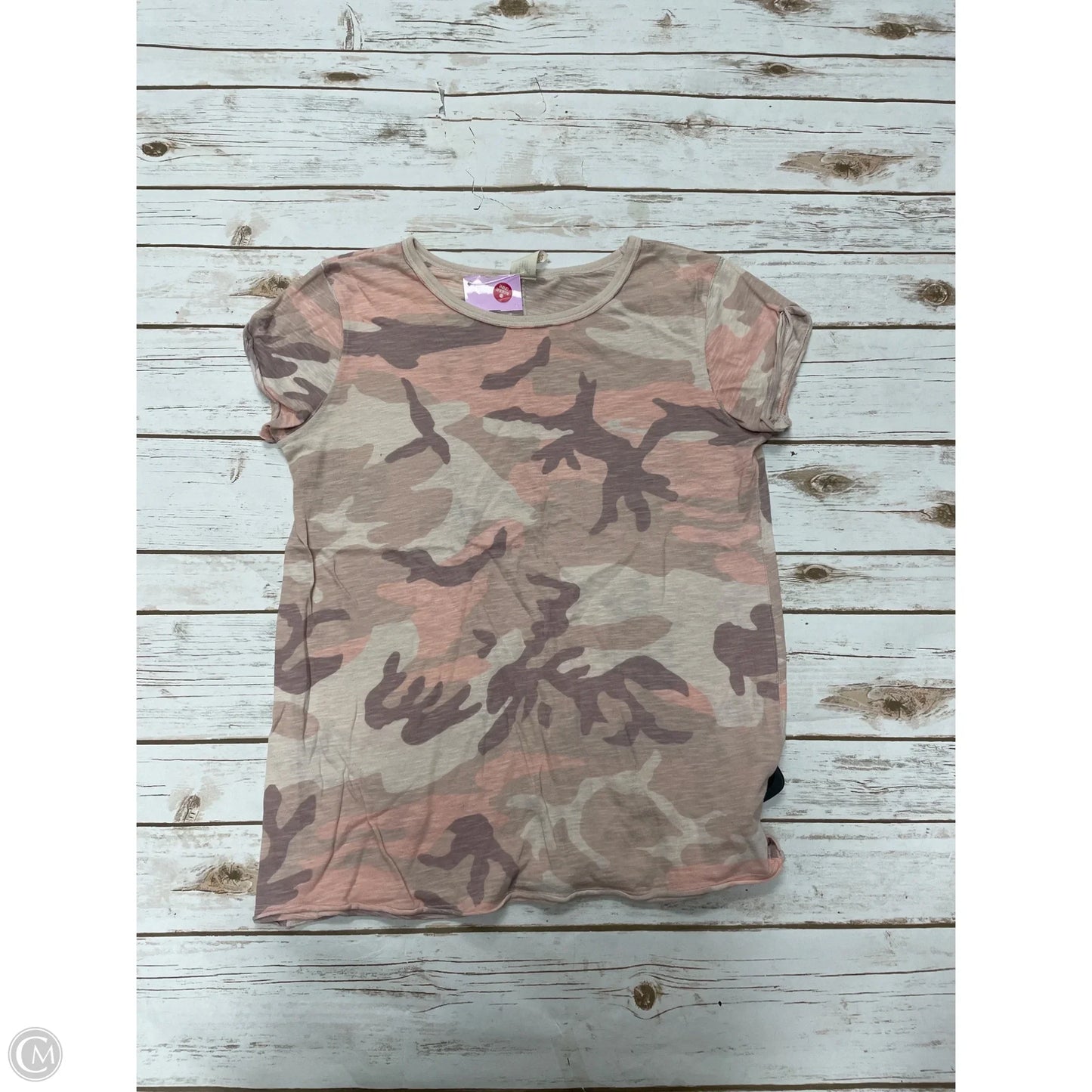 Top Short Sleeve By We The Free In Pink, Size: L
