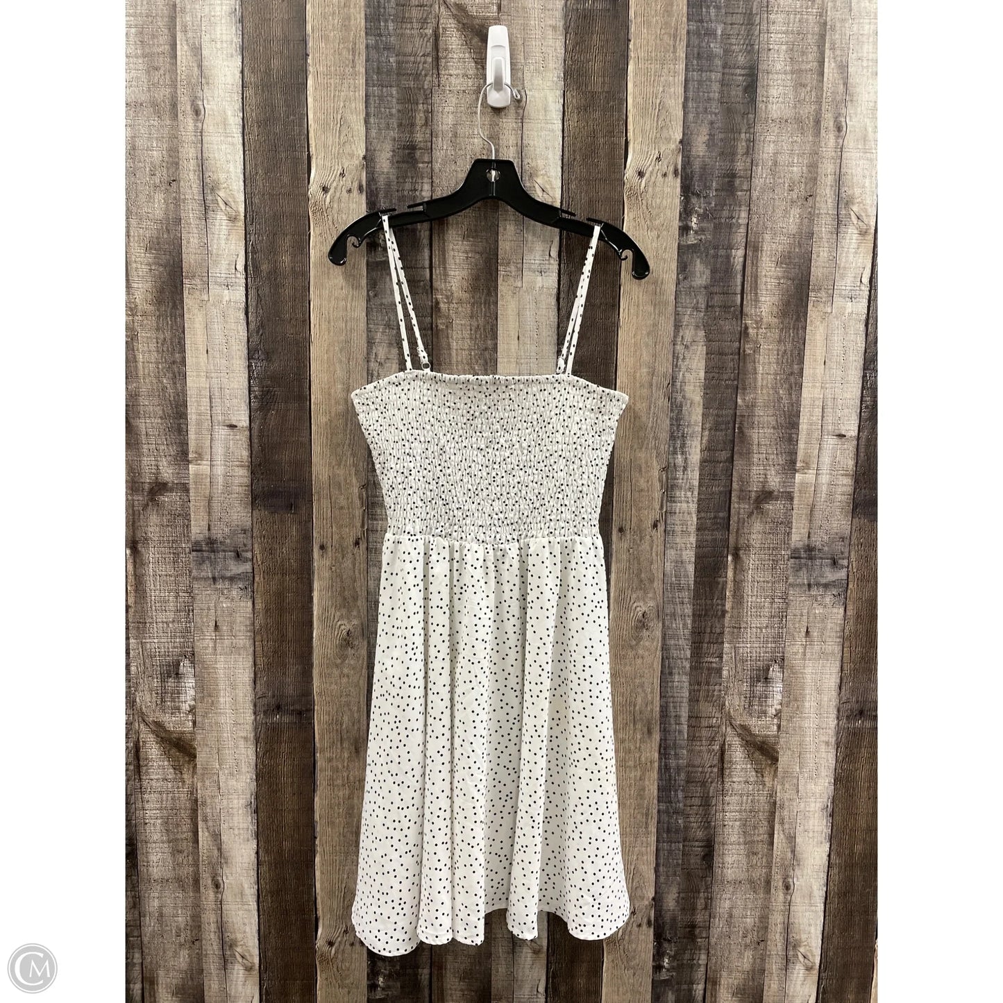 Dress Casual Midi By Shein In Black & White, Size: L