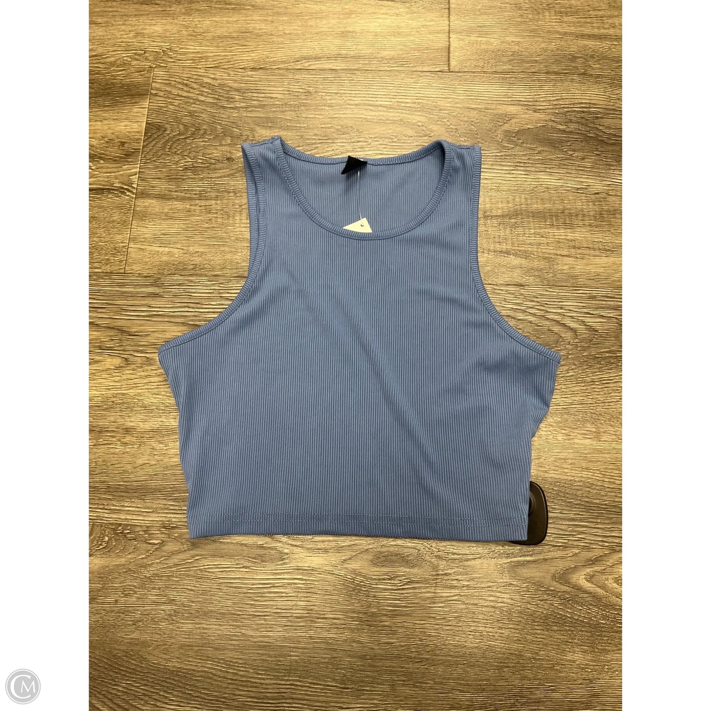 Top Sleeveless By Shein In Blue, Size: S