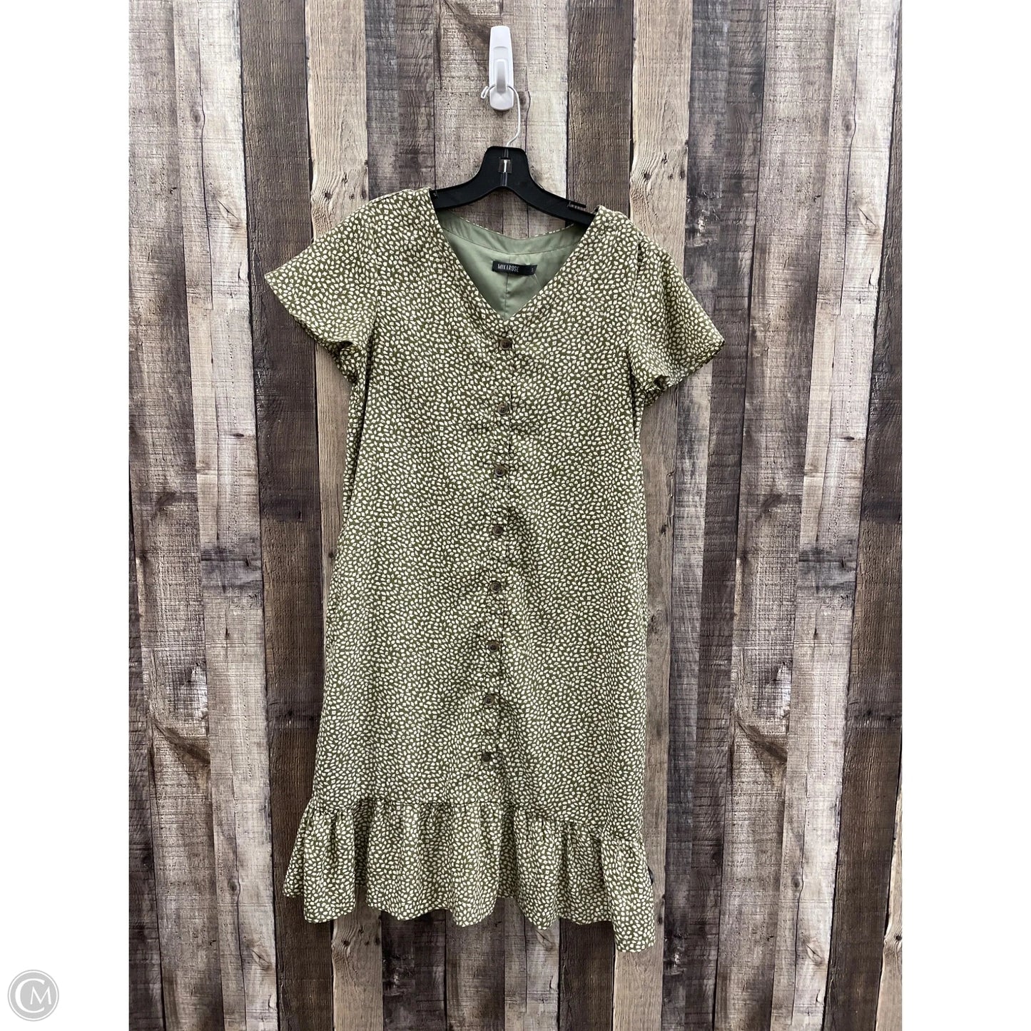 Dress Casual Midi By Cme In Green, Size: S