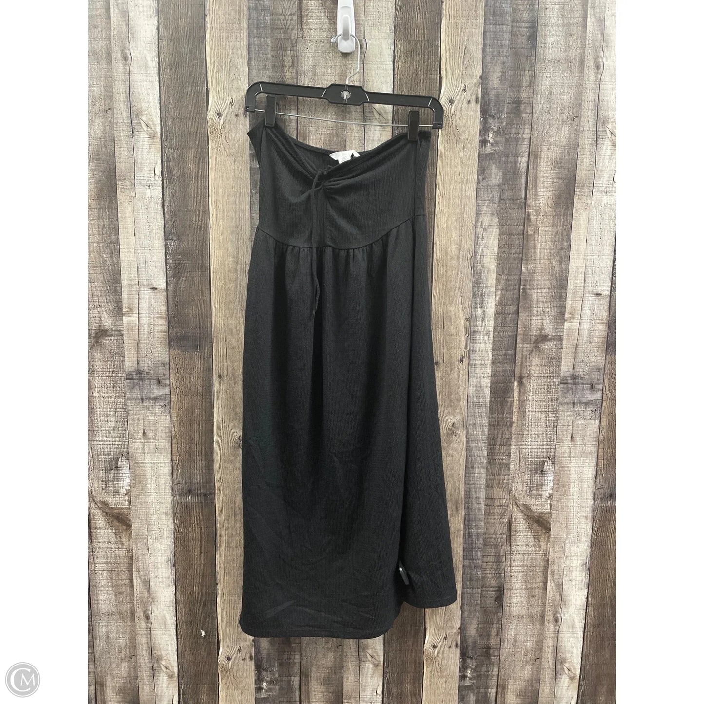Dress Casual Midi By H&m In Black, Size: M