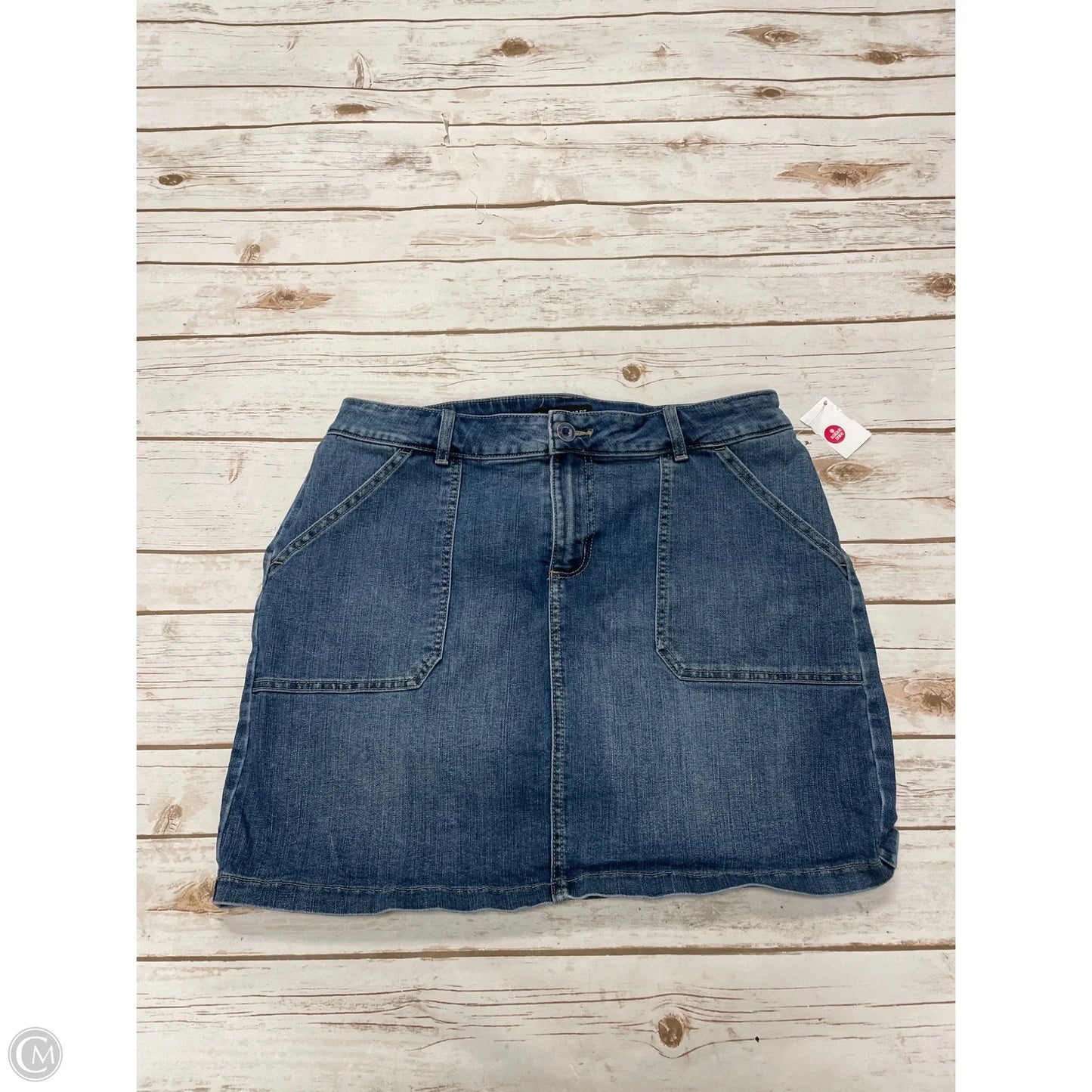 Skort By Lee In Blue Denim, Size: M