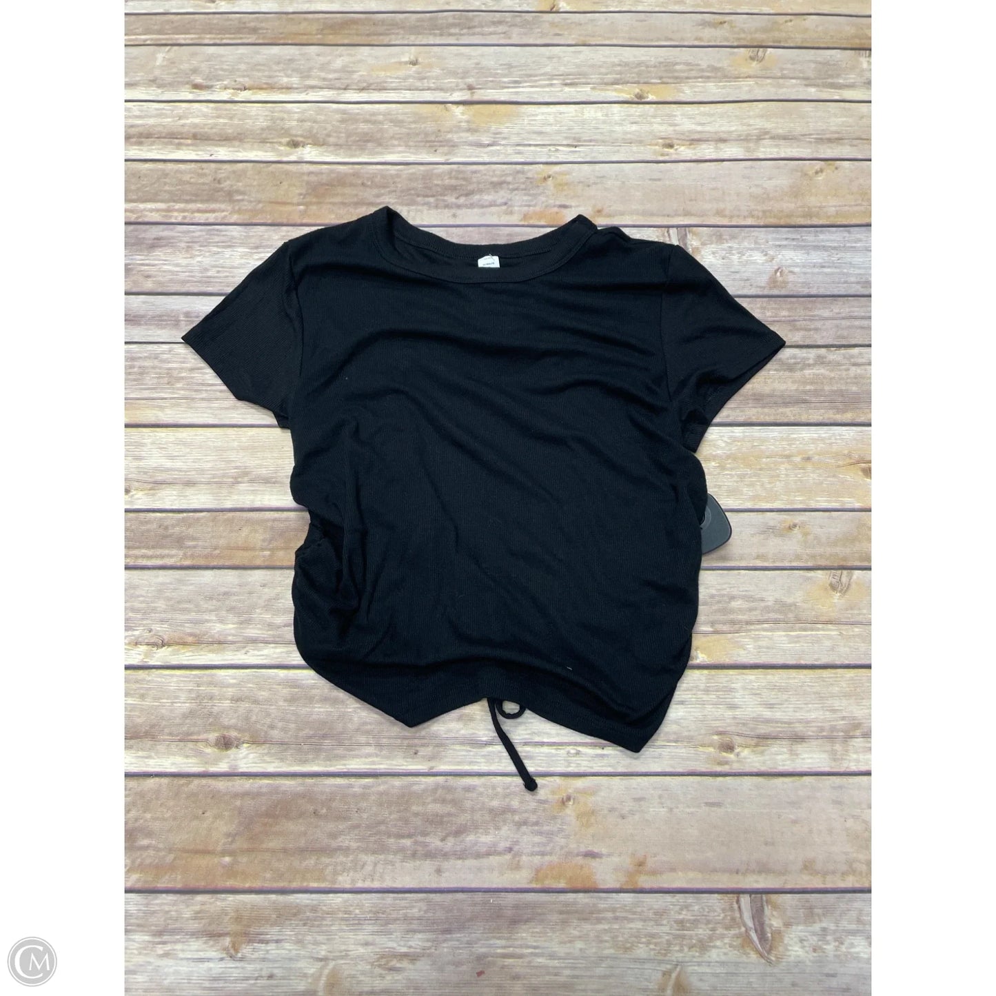 Top Short Sleeve By Old Navy In Black, Size: M