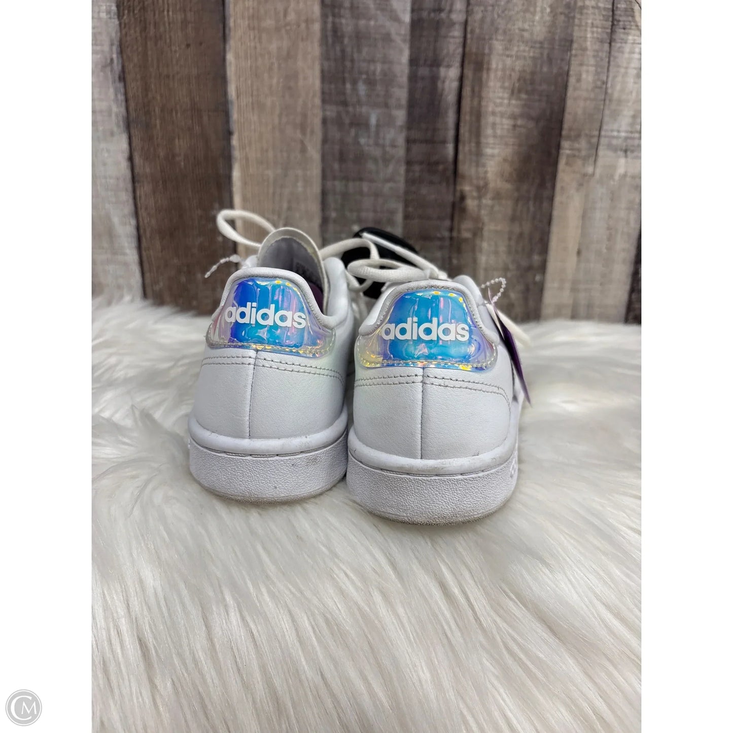 Shoes Athletic By Adidas In White, Size: 6