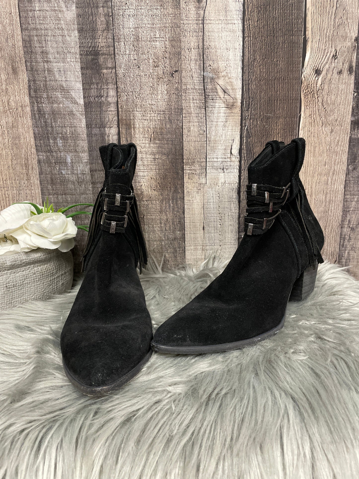 Boots Ankle Heels By Frye Size: 9.5