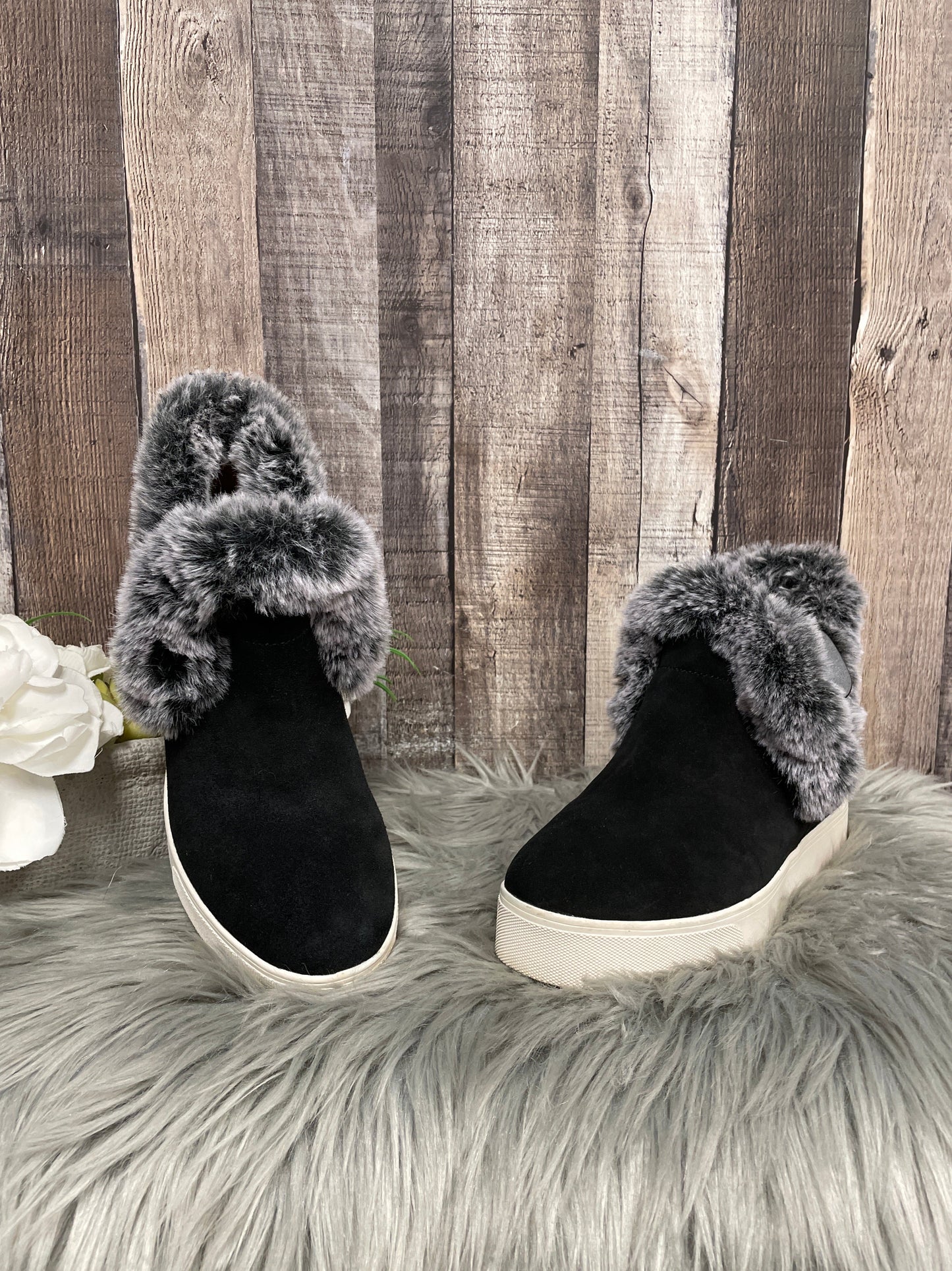 Boots Ankle Flats By J Slides Size: 8.5