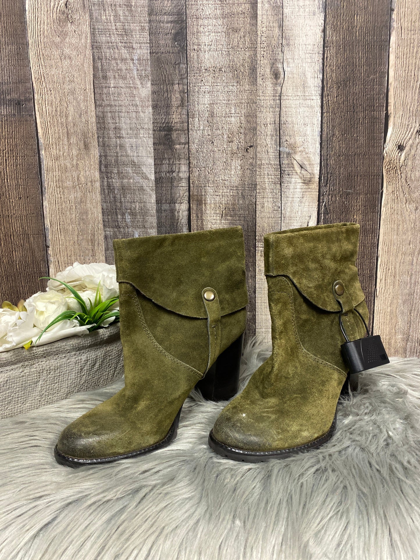 Boots Ankle Heels By Franco Sarto Size: 6.5