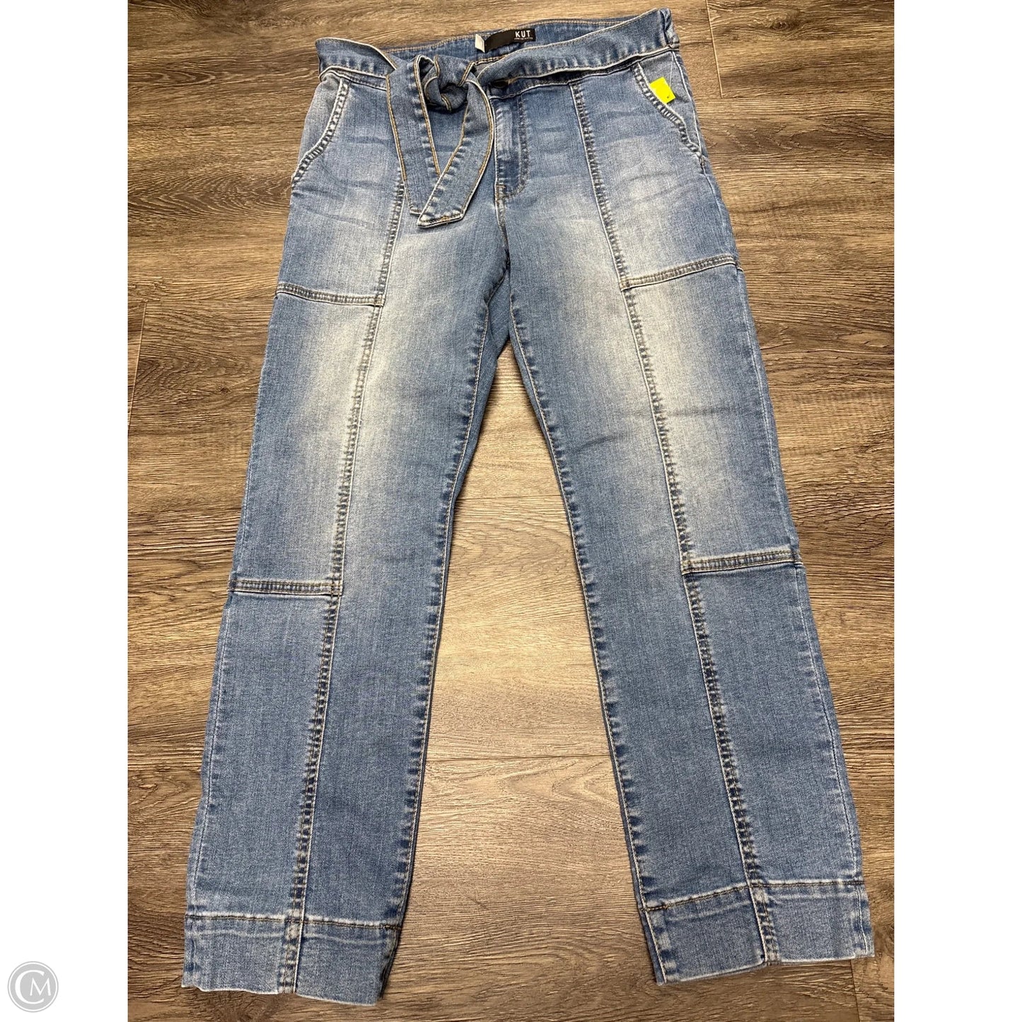 Jeans Straight By Kut In Blue Denim, Size: 6