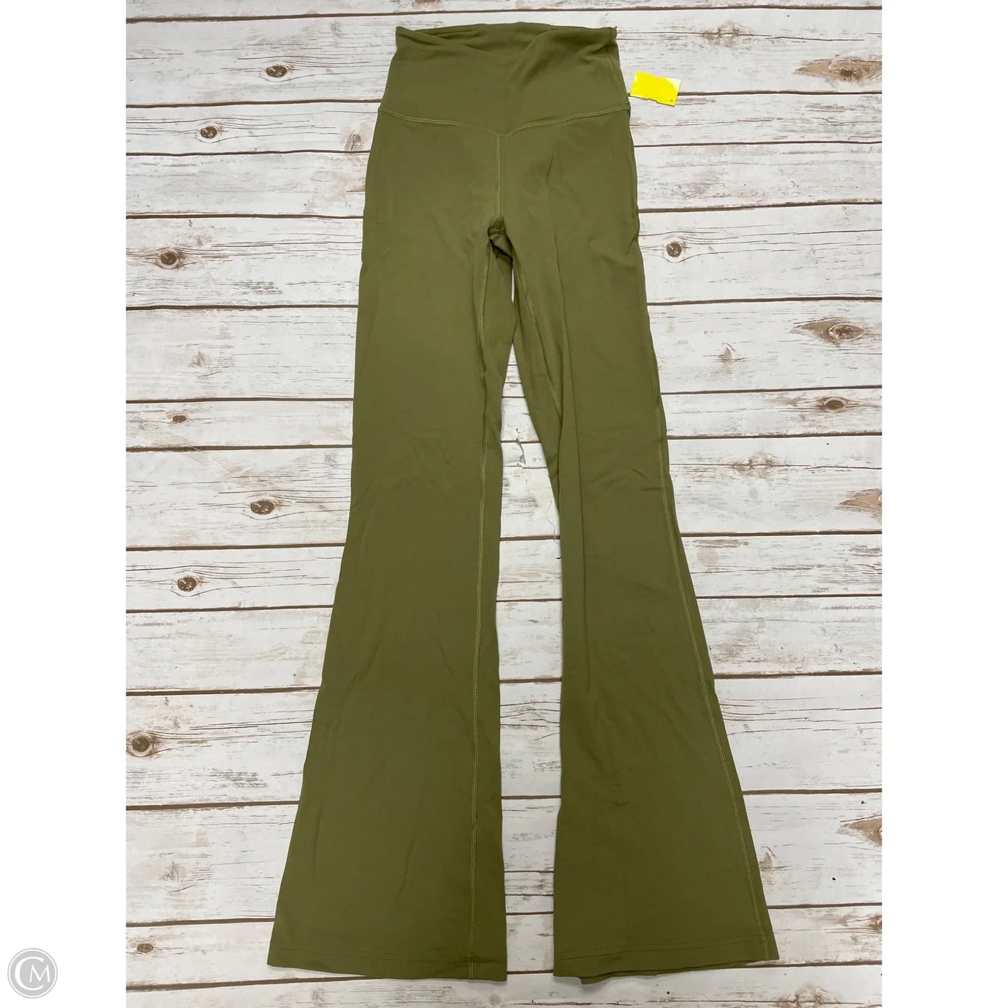 Athletic Leggings By Lululemon In Green, Size: 4
