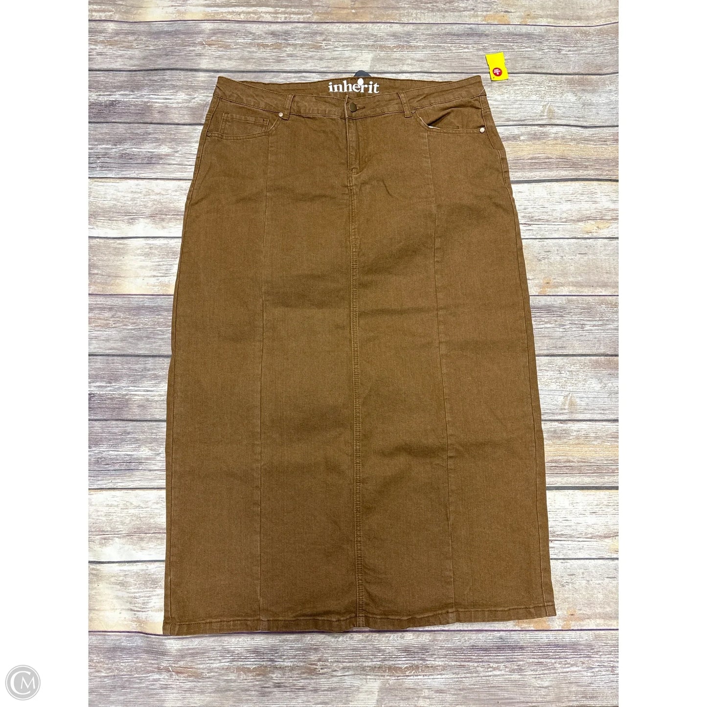 Skirt Maxi By Cmf In Tan, Size: 16