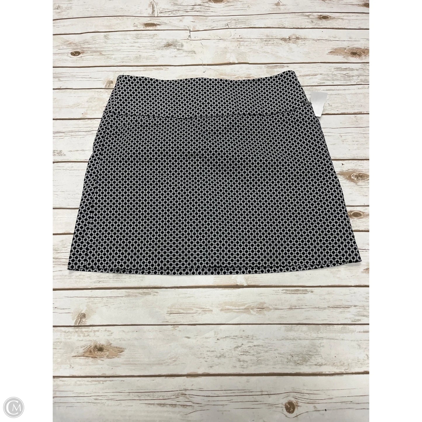Skirt Mini & Short By Cme In Black & White, Size: Xl