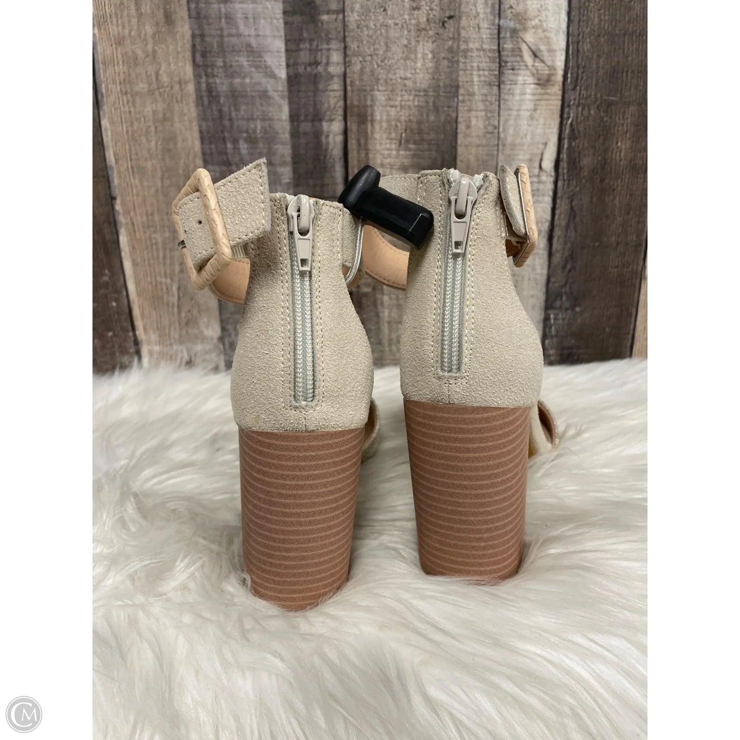 Shoes Heels Block By Vici In Tan, Size: 6.5