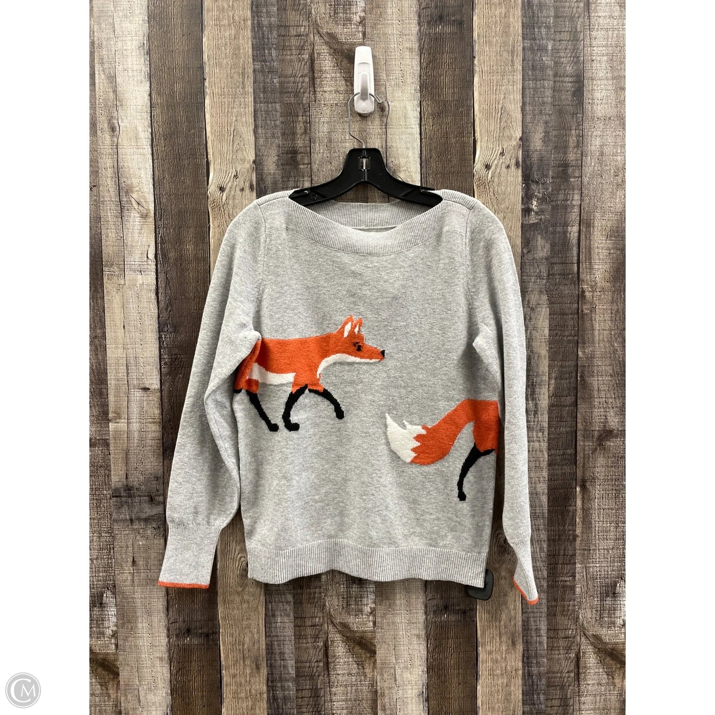 Sweater By Loft In Grey, Size: S