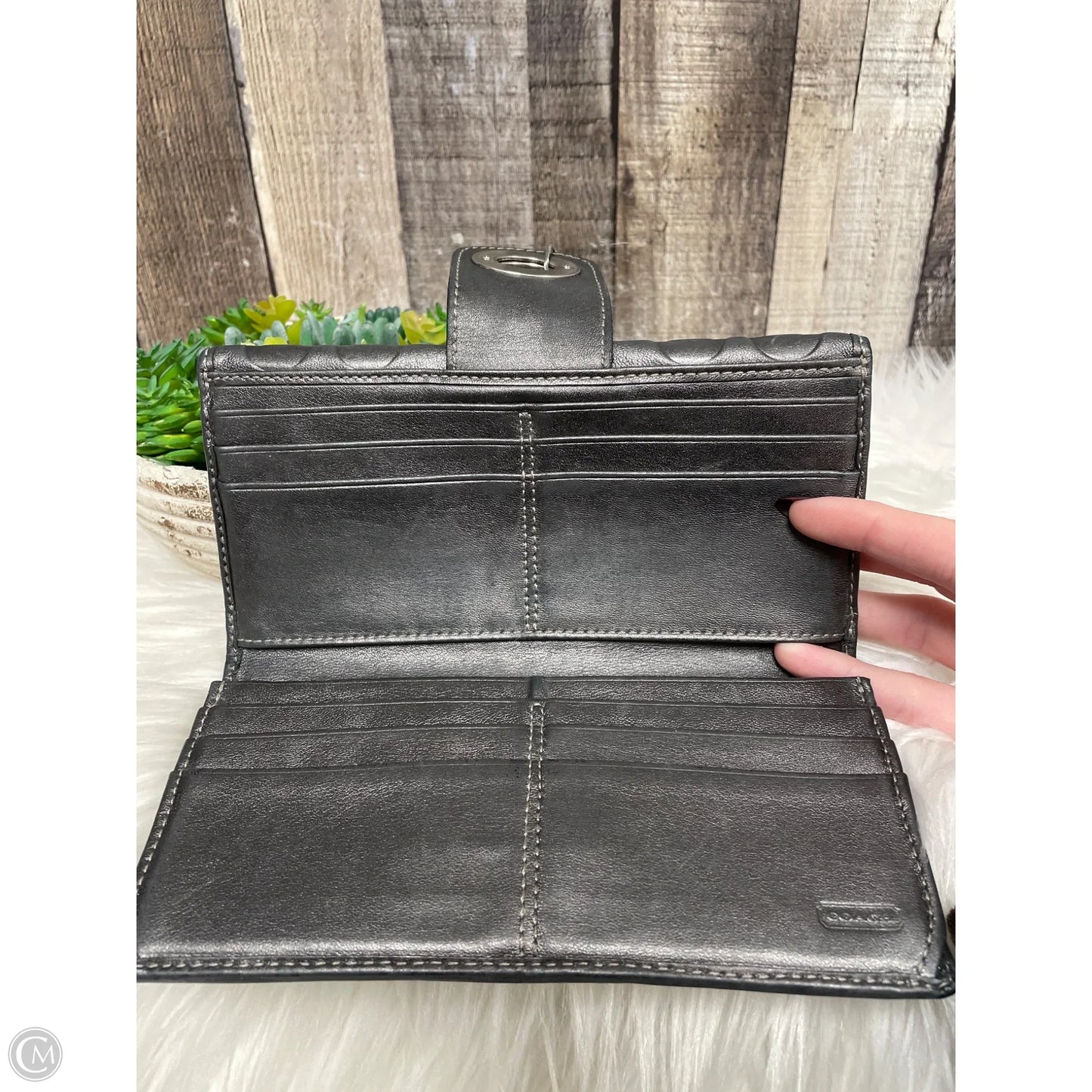Wallet Designer By Coach, Size: Medium