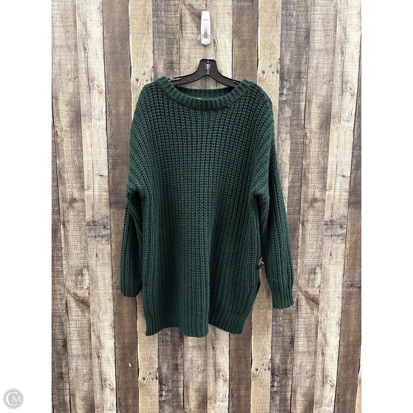 Sweater By Zenana Outfitters In Green, Size: L