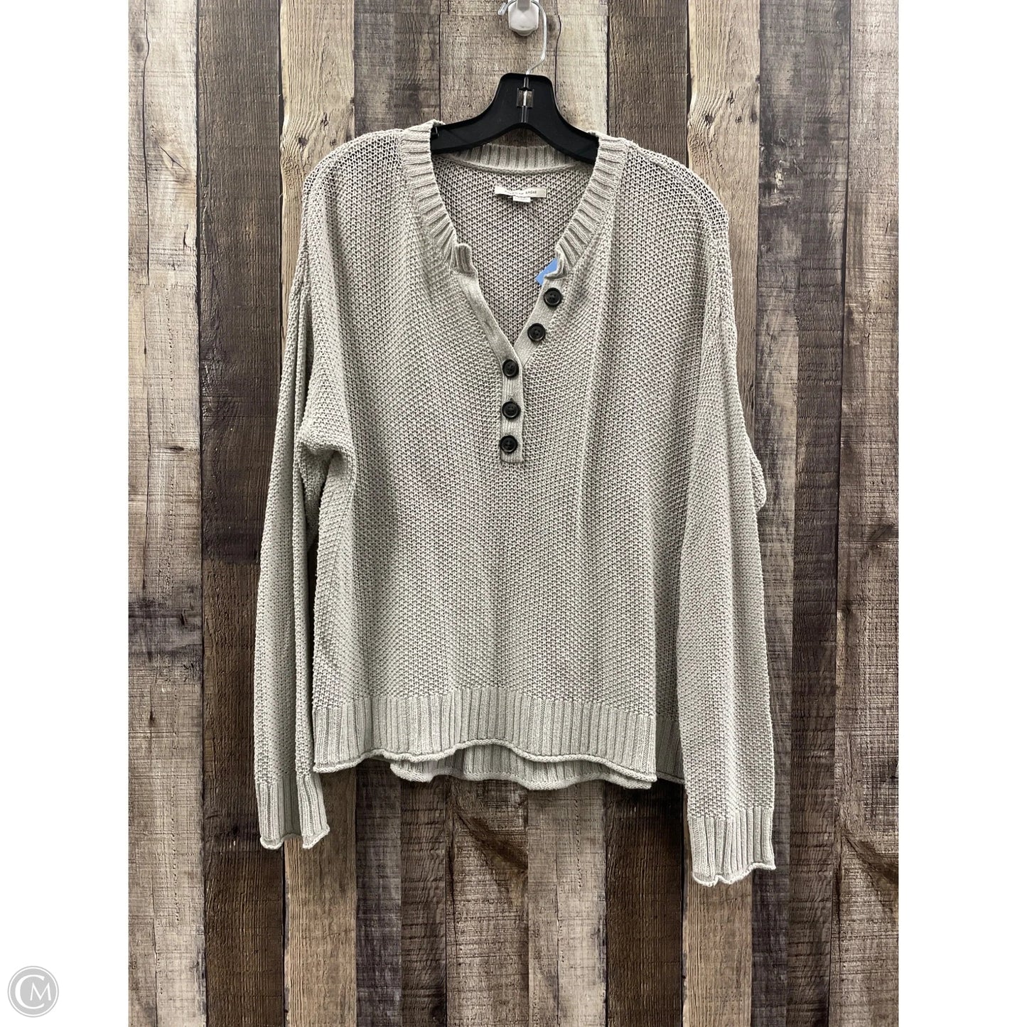 Sweater By American Eagle In Grey, Size: M