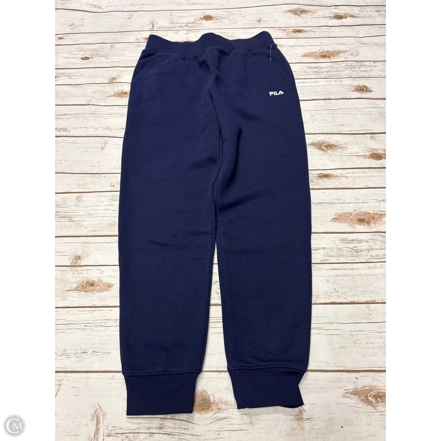 Athletic Pants By Fila In Navy, Size: M