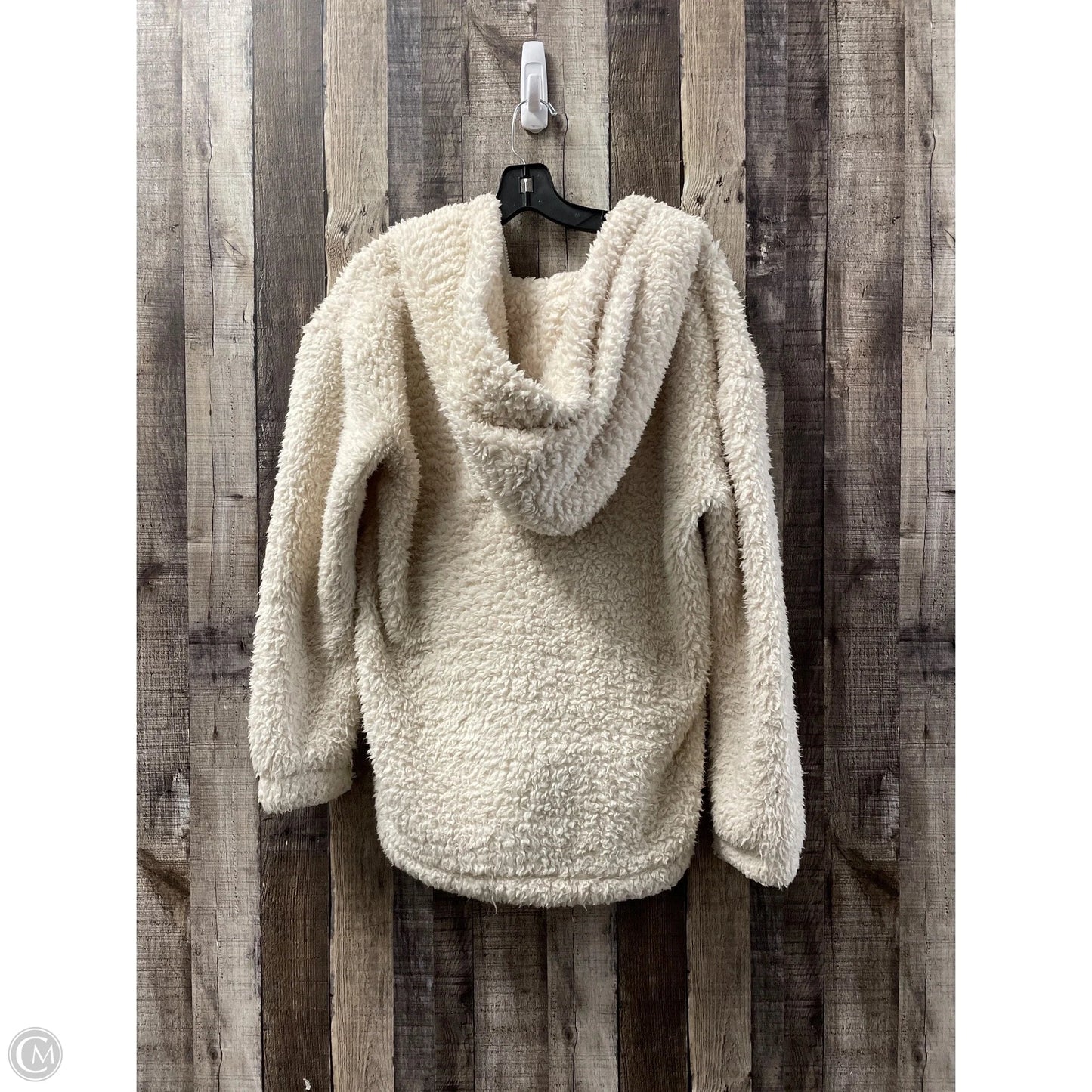 Jacket Fleece By Gap In Cream, Size: Xs