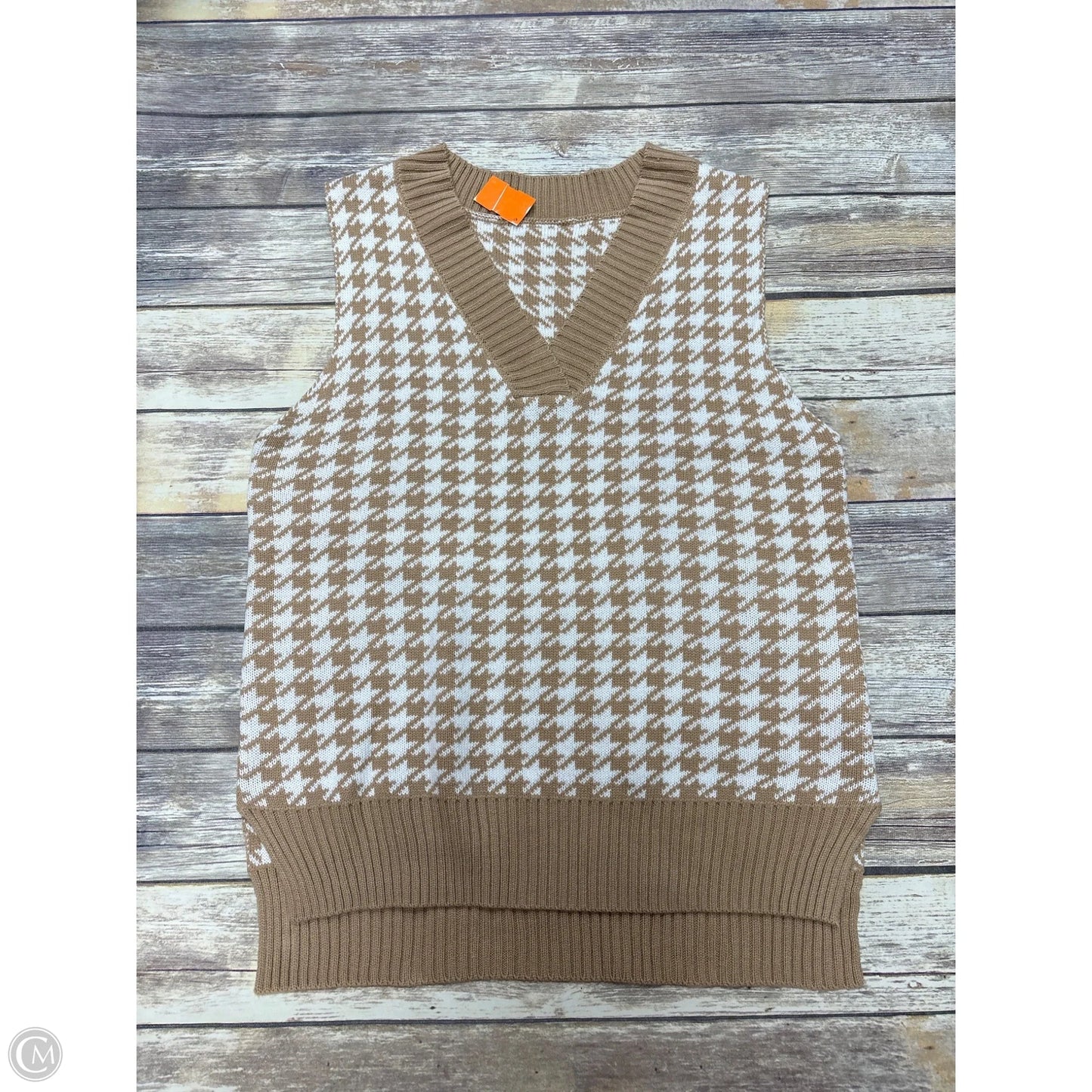 Vest Fleece By Cme In Tan, Size: L