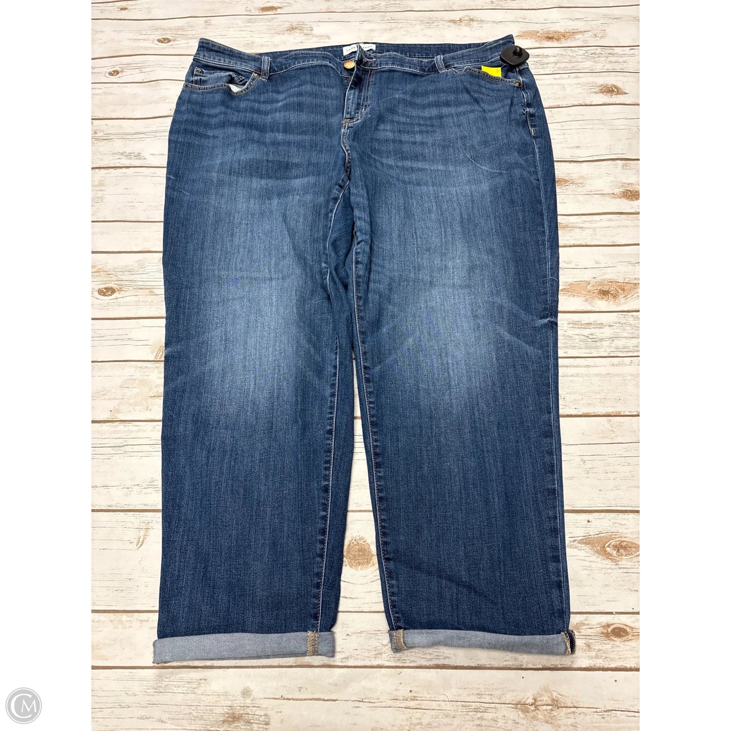 Jeans Straight By Lane Bryant In Blue Denim, Size: 22