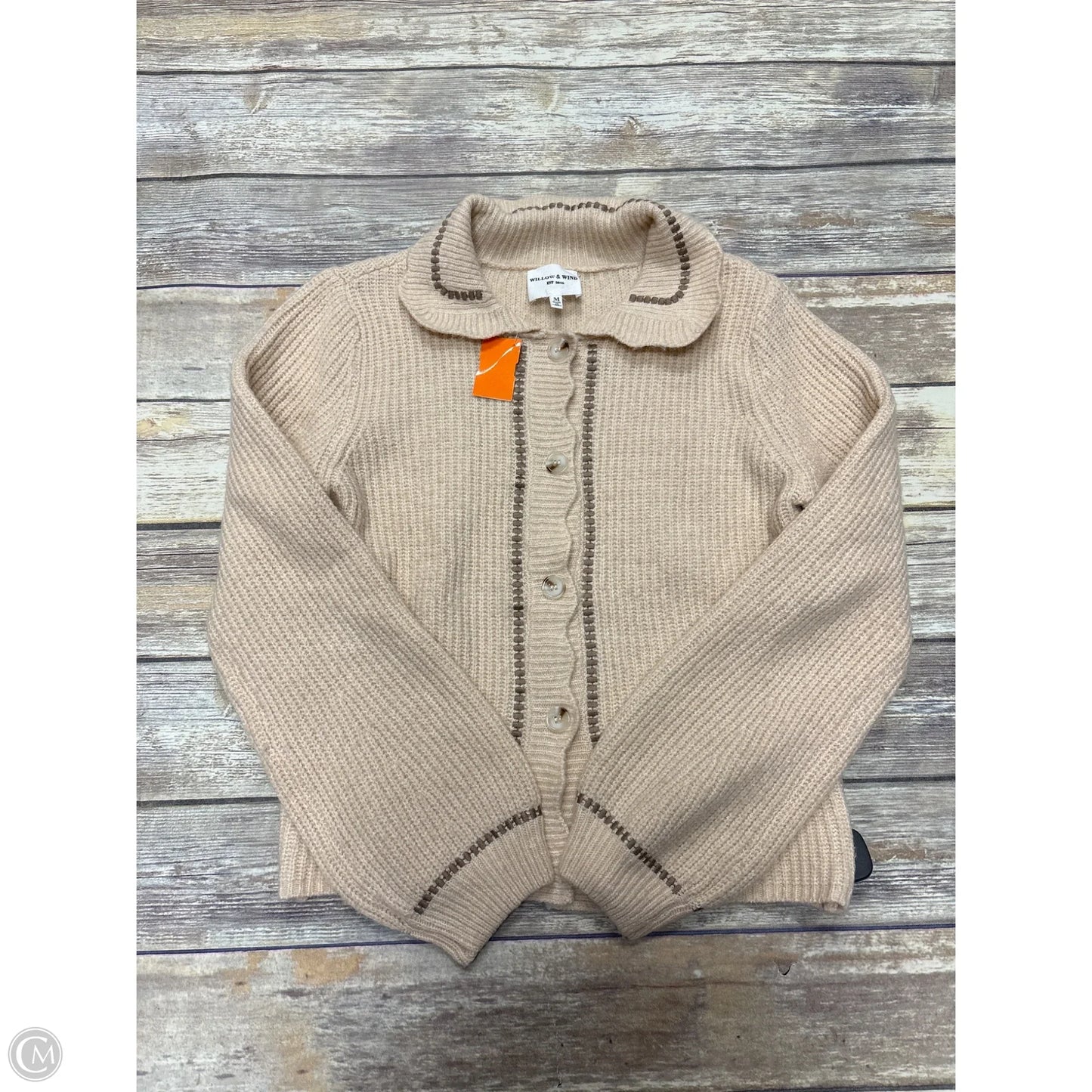 Sweater By Cme In Cream, Size: M