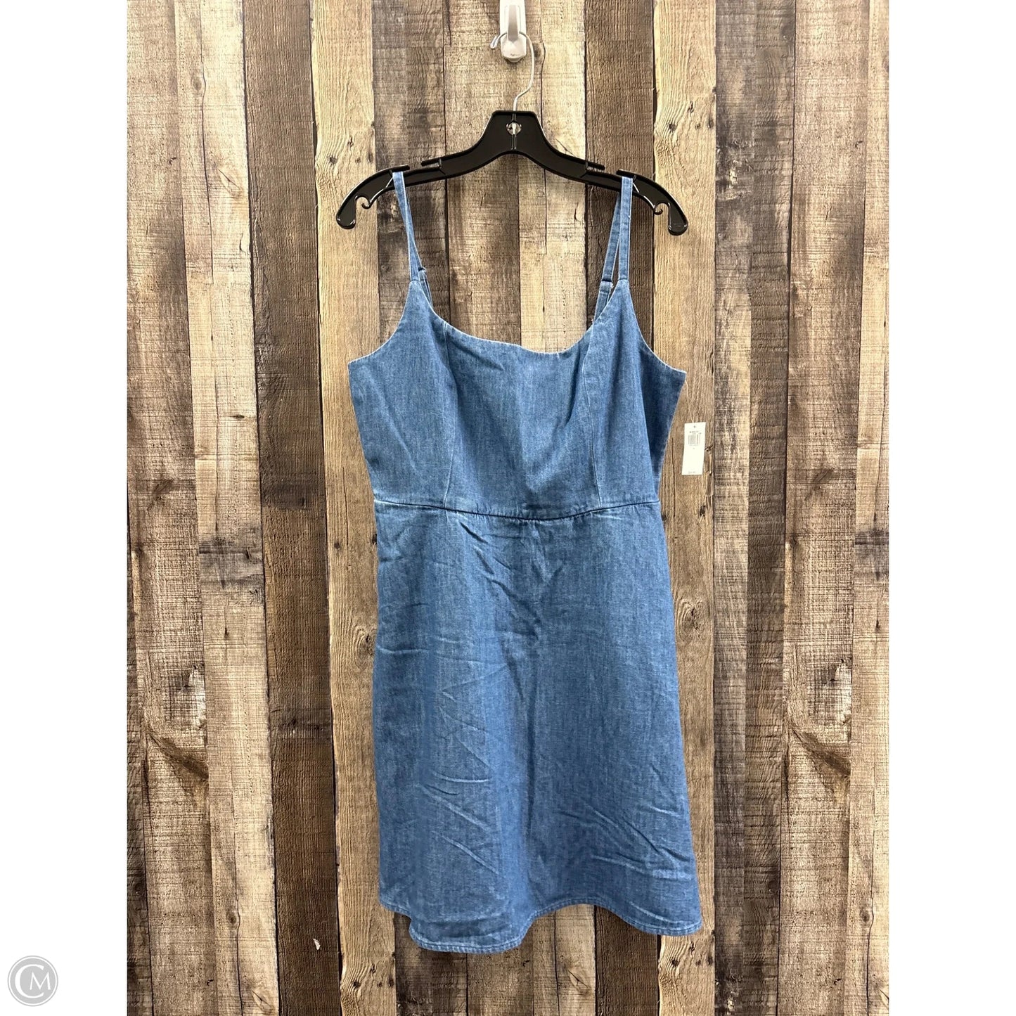 Dress Casual Midi By Old Navy In Blue Denim, Size: L