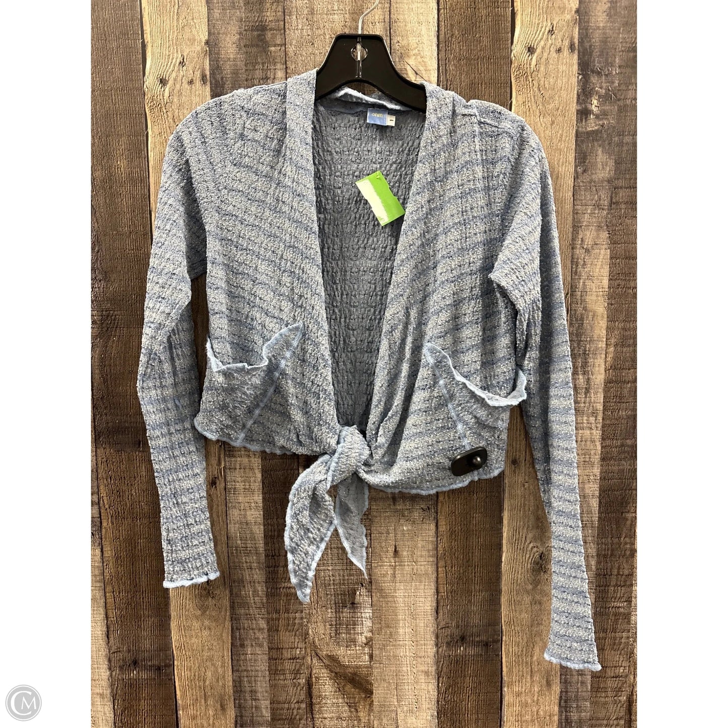 Top Long Sleeve By Cme In Blue, Size: S