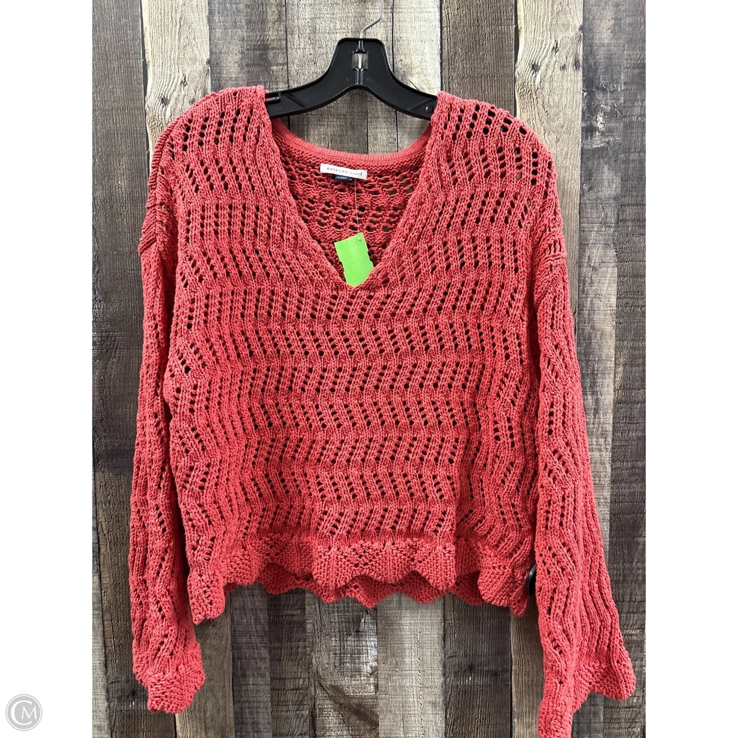 Sweater By American Eagle In Pink, Size: L