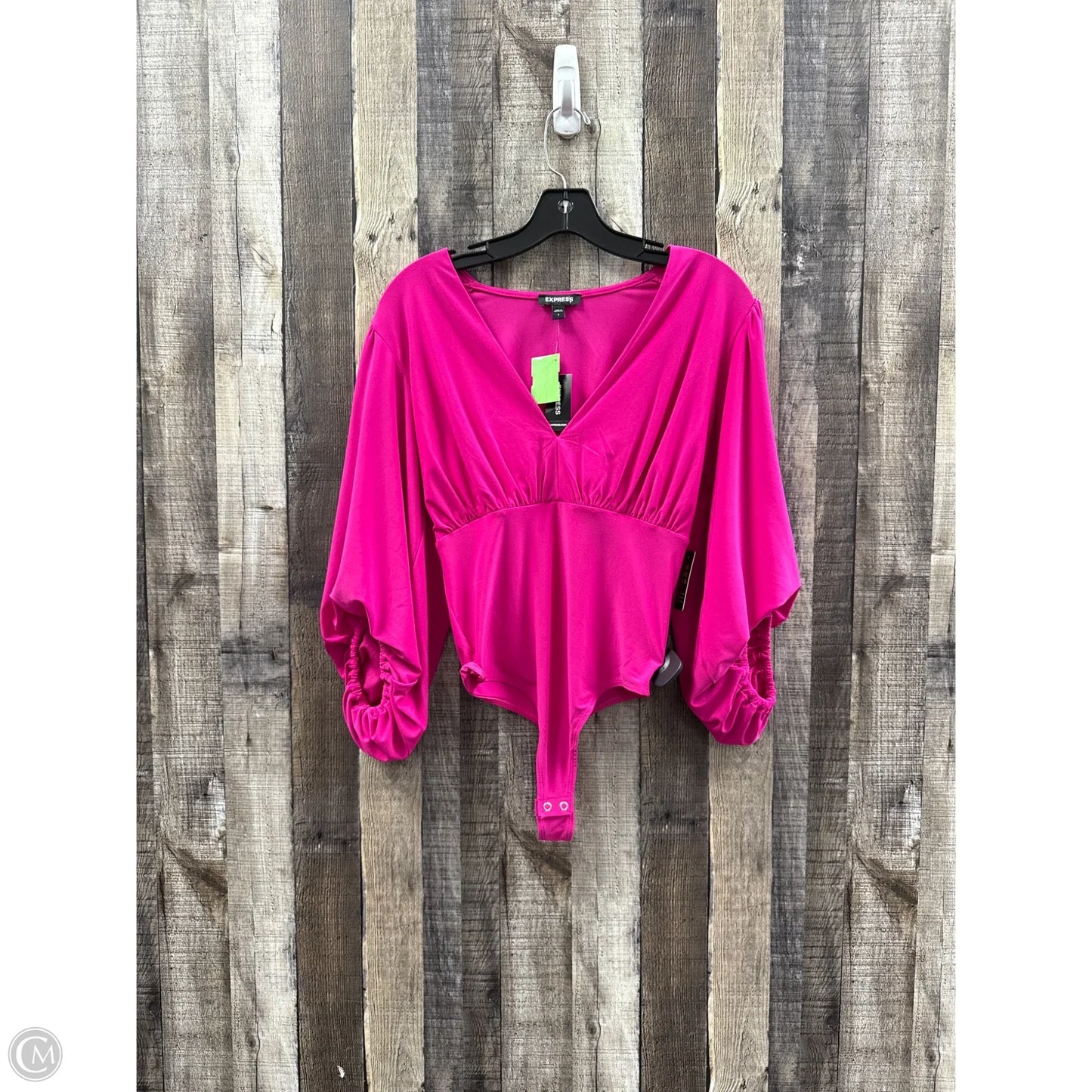 Bodysuit By Express In Pink, Size: S