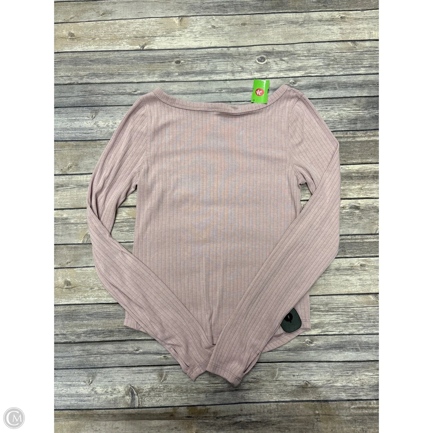 Athletic Top Long Sleeve Crewneck By Danskin In Purple, Size: S