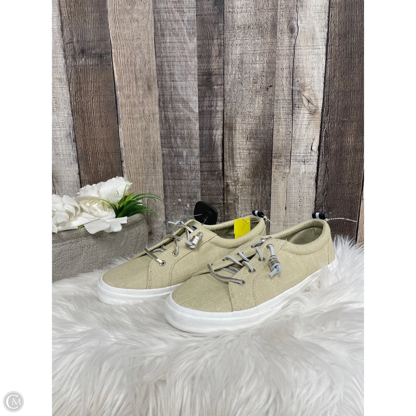 Shoes Flats By Sperry In Gold, Size: 10