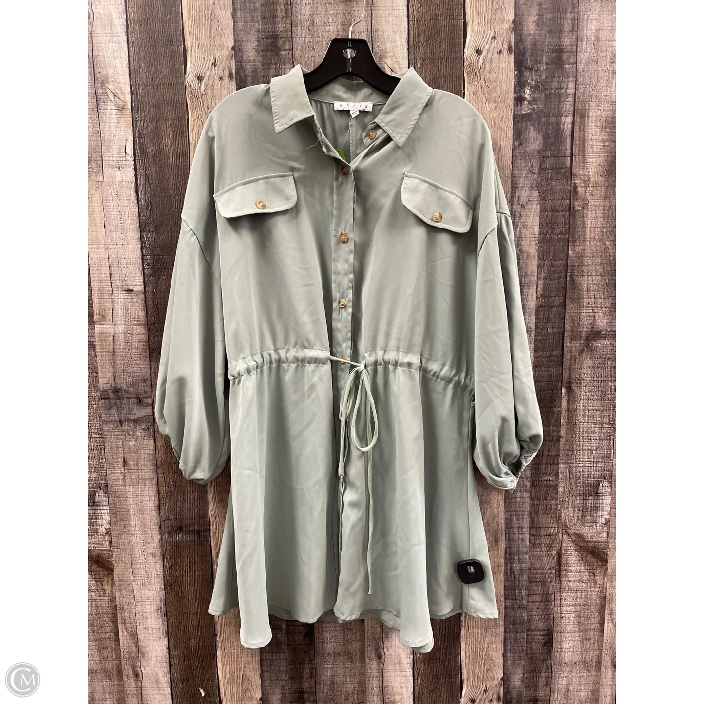 Dress Casual Midi By Hyfve In Green, Size: L