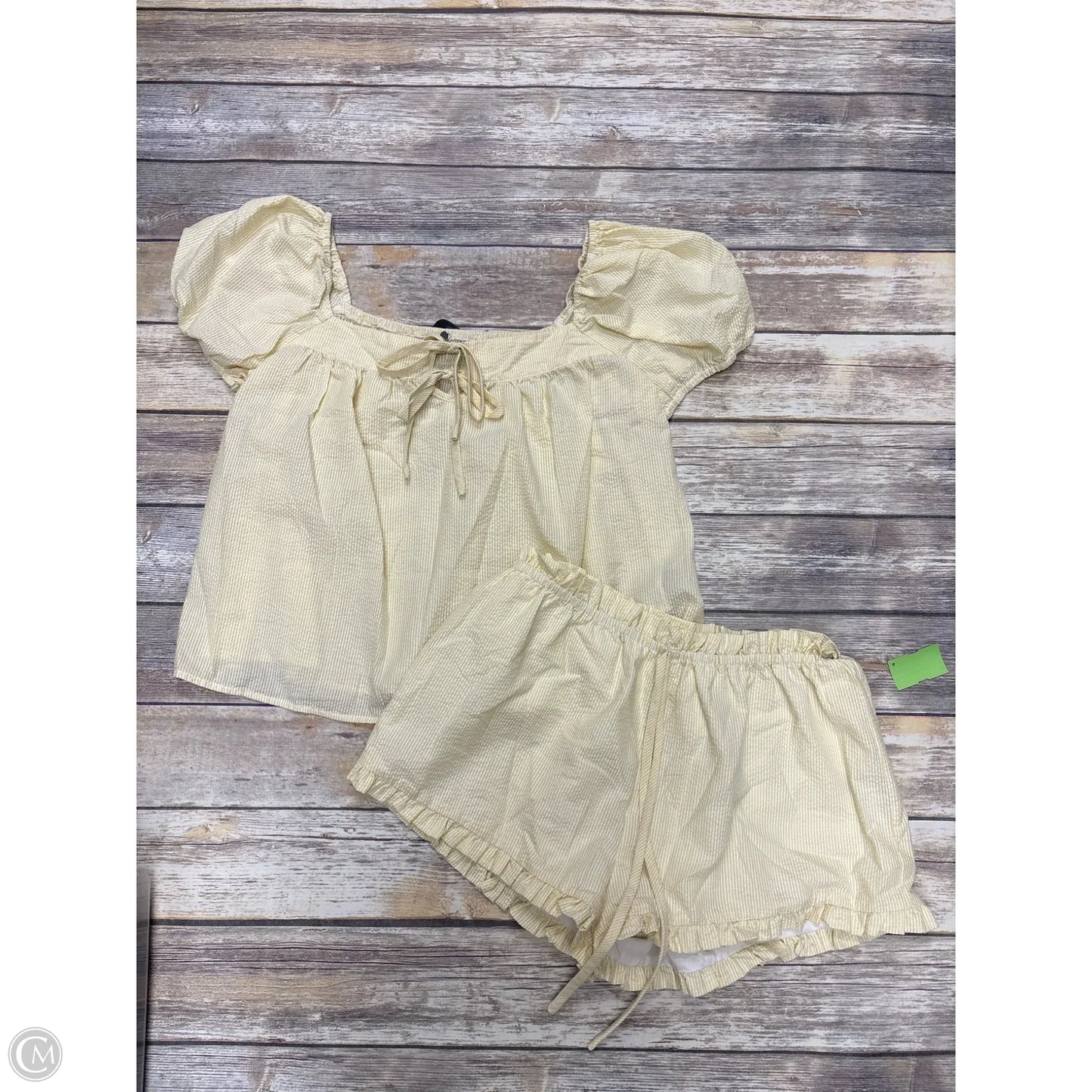 Shorts Set By Cider In Yellow, Size: Xl