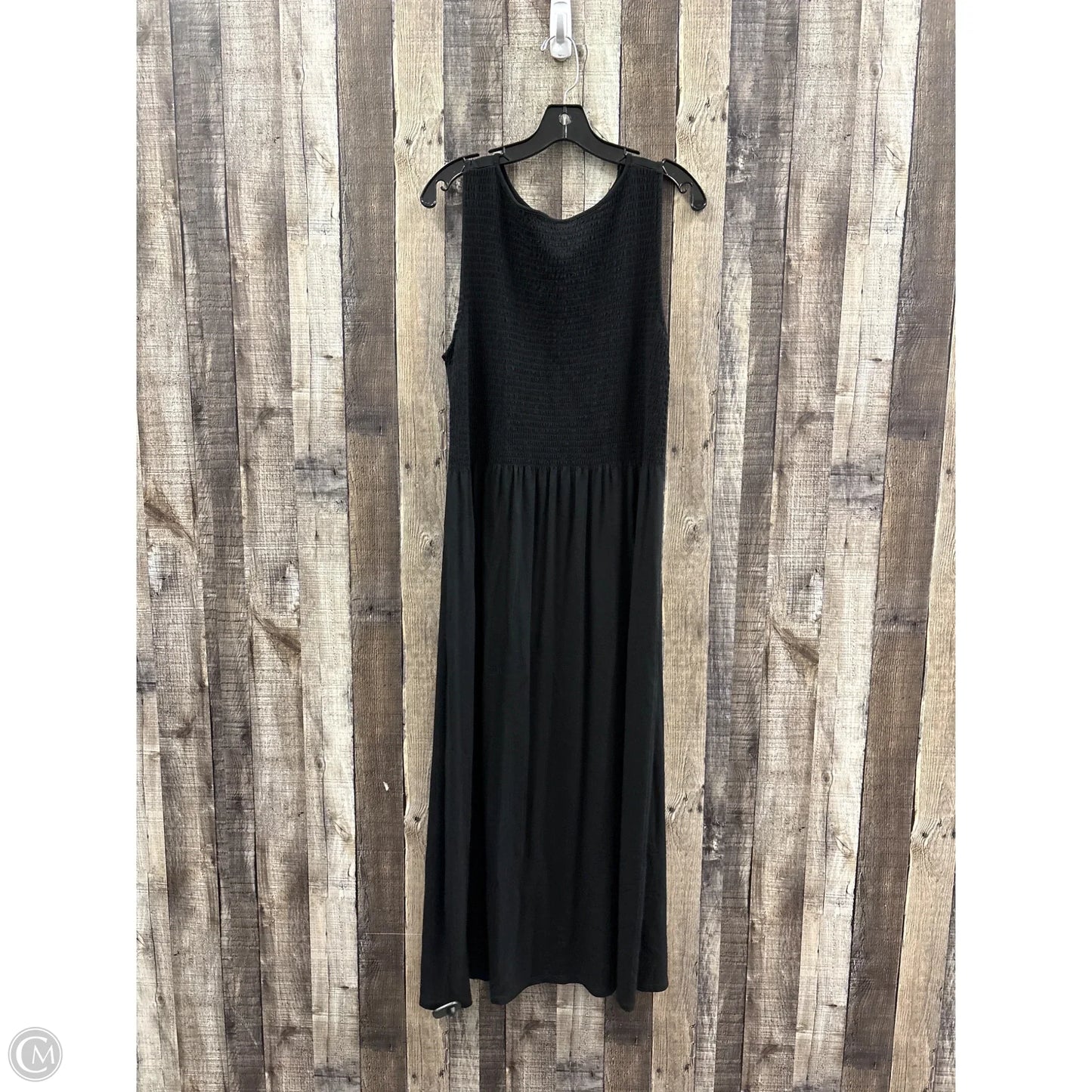 Dress Casual Maxi By J. Jill In Black, Size: L