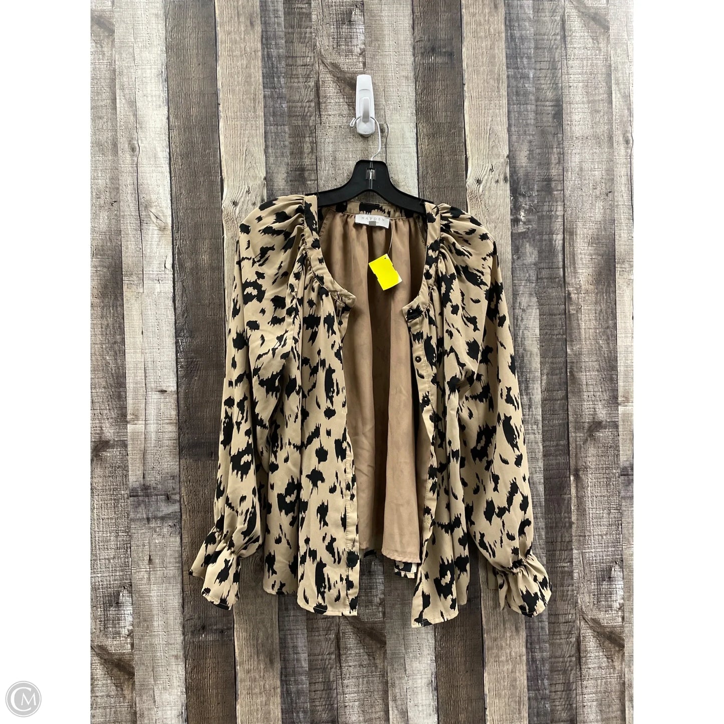 Top Long Sleeve By Hayden Harnett In Multi-colored, Size: M