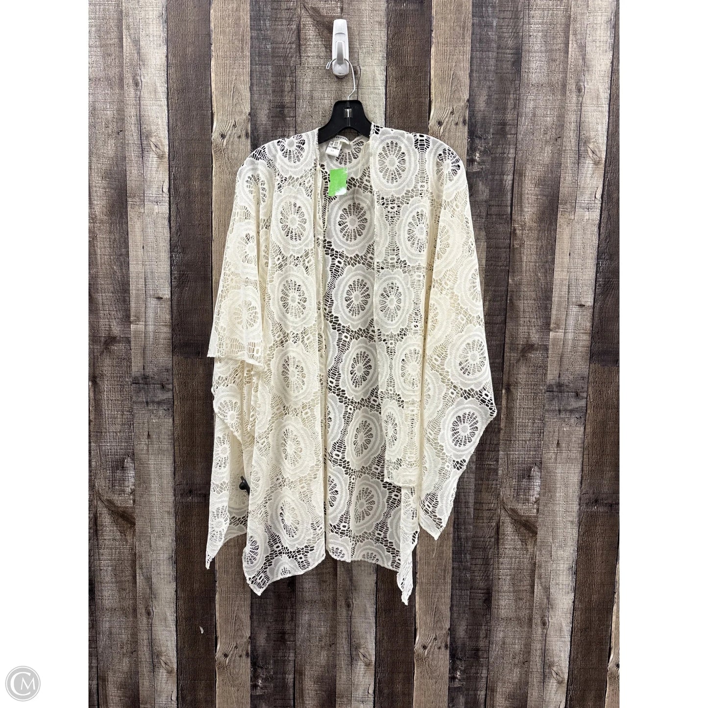 Cardigan By Earthbound In Ivory, Size: Osfm