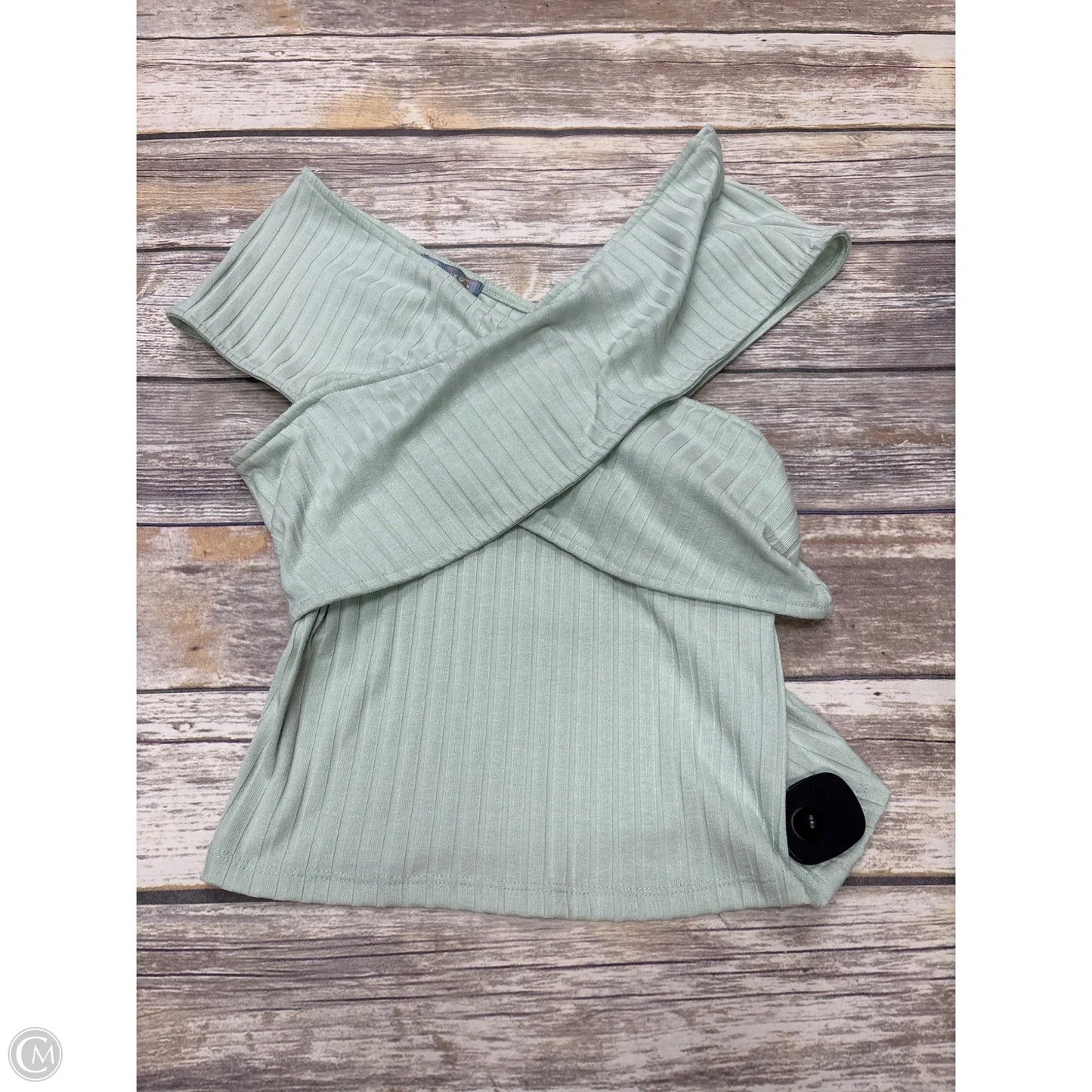 Top Sleeveless By Good Luck Gem In Green, Size: S